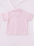 Pastel Pink Striped Night Suit Set