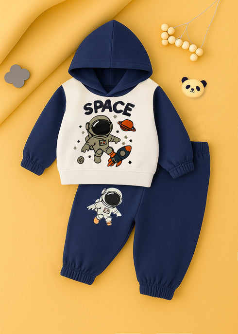 Space Fleece Hooded Set