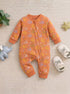 Elephant Printed Interlock Sleepsuit