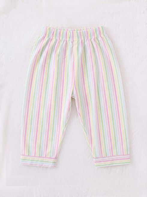 Colorful Striped Night Suit Set