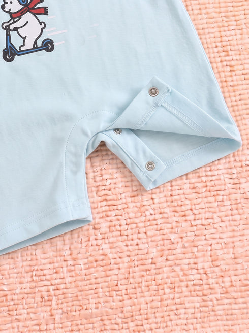 Good Vibes Scooter Dungaree Romper