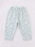 Daisy Gingham Night Suit Set (Green)