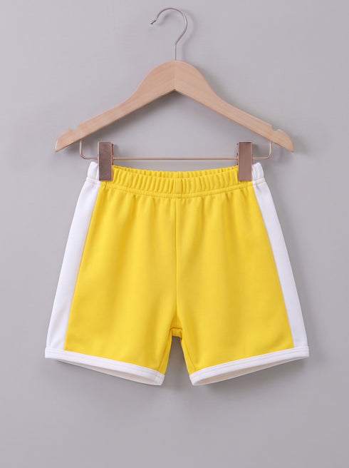Yellow Bear Embroidered Short Set