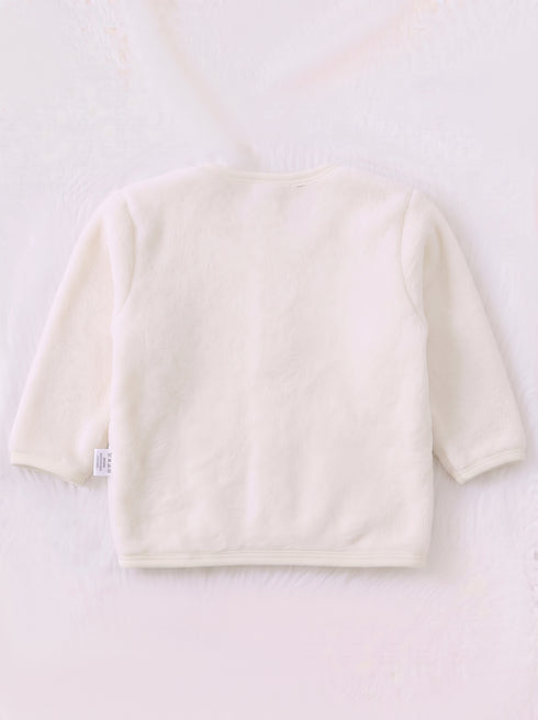 Bear Embroidered Plush Fleece Co-ord Set