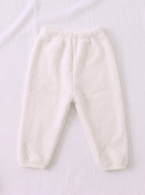 Bear Embroidered Plush Fleece Co-ord Set