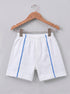 Jacquard Textured Polo Short Set (White)