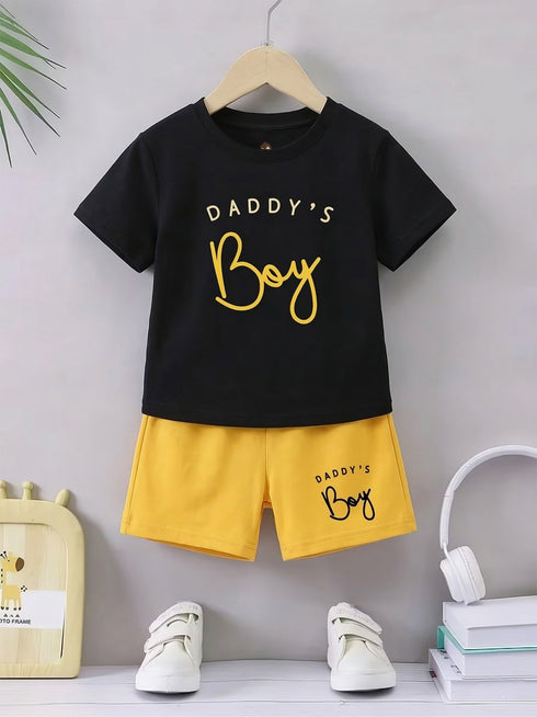 Daddy’s Boy Interlock Short Set