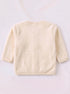 Bear Embroidered Plush Fleece Co-ord Set (Cream)