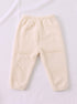 Bear Embroidered Plush Fleece Co-ord Set (Cream)