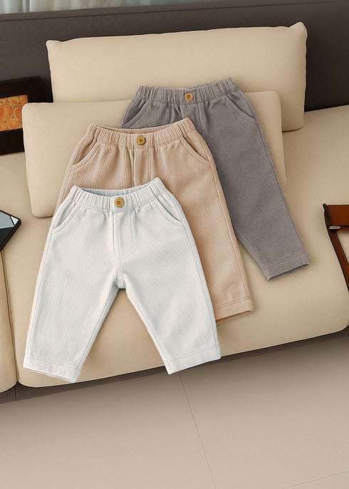 Pack Of Three Ribbed Pants