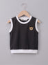 Black Bear Embroidered Short Set