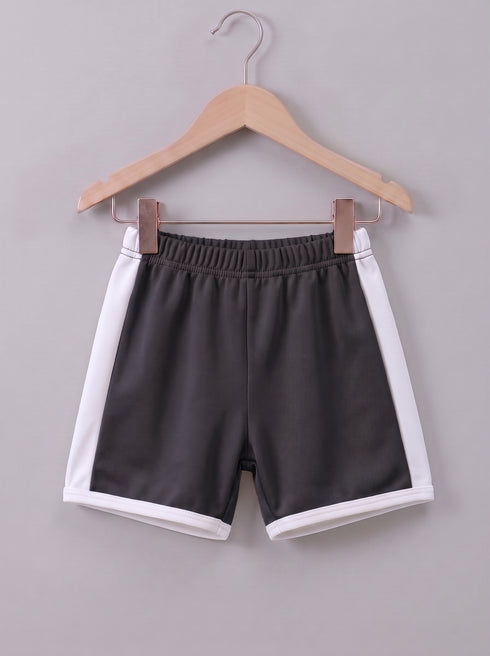 Black Bear Embroidered Short Set