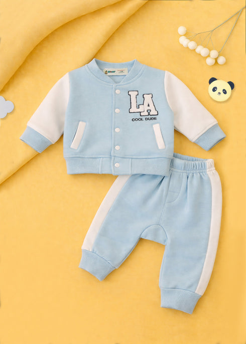 Cool Dude Fleece Varsity Jacket Set