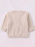 Bear Embroidered Plush Fleece Co-ord Set (Beige)