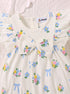 Floral Bow Detail Frill Romper