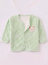 Bunny Embroidered Checkered Plush Fleece Co-ord Set