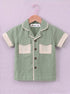 Green Irish Cotton Cuban Shirt Set