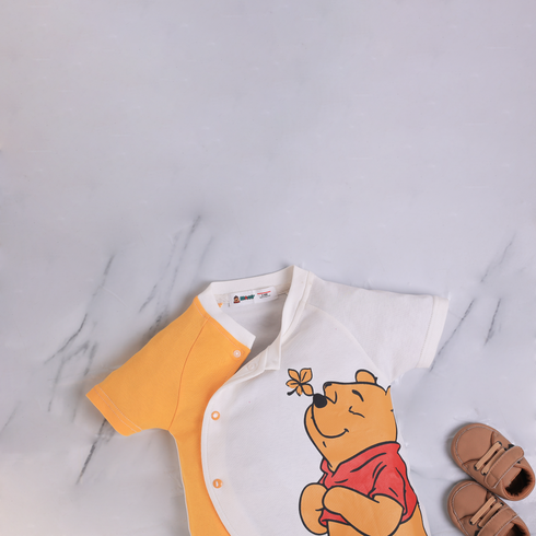 Winnie Printed Raglan Sleeve Romper