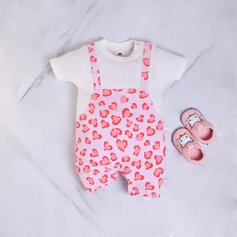 Sweet Spots Dungaree Romper