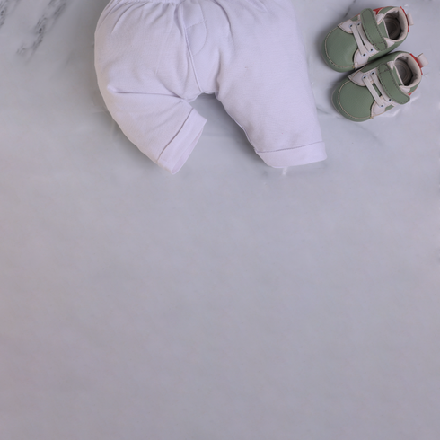 White Polo Bodysuit Set
