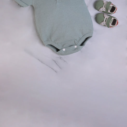 Light Green Henley Bodysuit