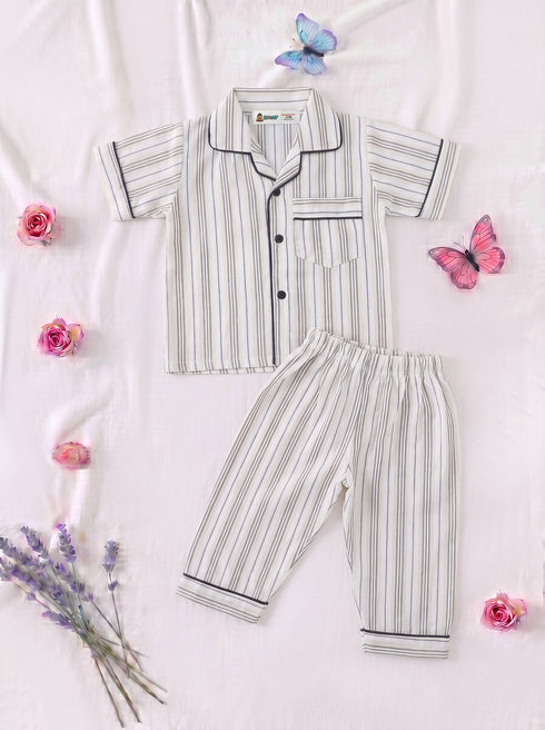Sterling Striped Night Suit Set