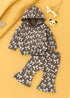 Choco Bow Fleece Hooded Set