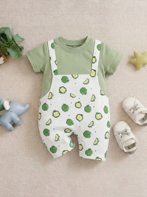 Orchard Bliss Dungaree Romper
