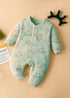 Zoom & Boom Interlock Henley Sleepsuit
