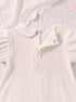 Ivory Floral Embroidered Jacquard Baby Frock