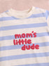 Mom’s Little Dude Buttoned Romper