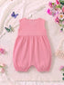 Pink Fruit Club Front Open Buttoned Romper