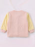 Kitty Applique Quilted Fleece Co-ord Set (Peach Pink)