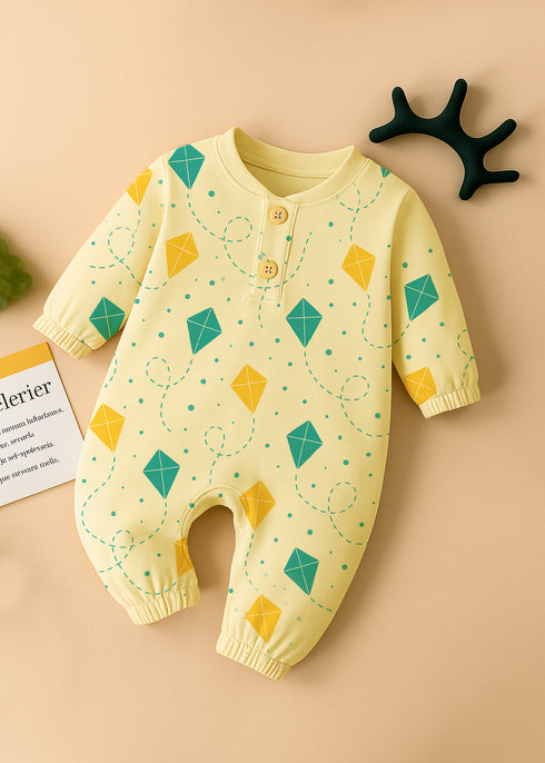 Kite Festival Interlock Henley Sleepsuit