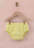 Lemon Jacquard Bow Frock Set