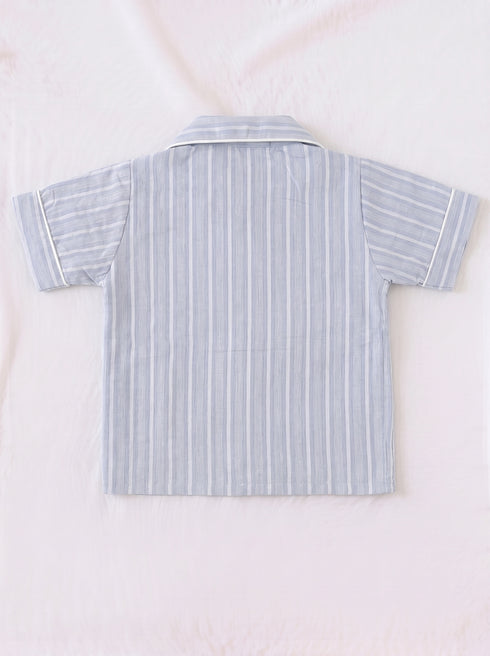 Ashwood Striped Night Suit Set
