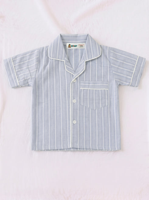 Ashwood Striped Night Suit Set