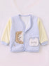 Kitty Applique Quilted Fleece Co-ord Set (Blue)