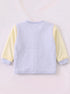 Kitty Applique Quilted Fleece Co-ord Set (Blue)
