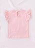 Berry Pop Ruffle Sleeve Interlock Pajama Set