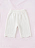 White Scalloped Pajama Set