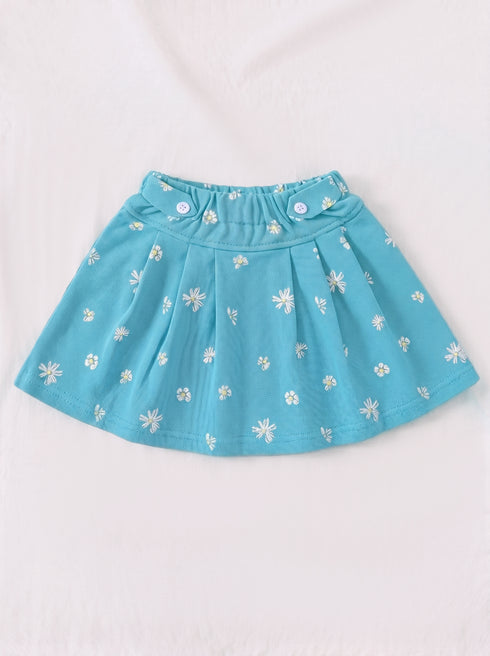 Blossom Printed Polo Skirt Set