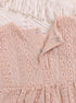 Peach Structured Frill Romper