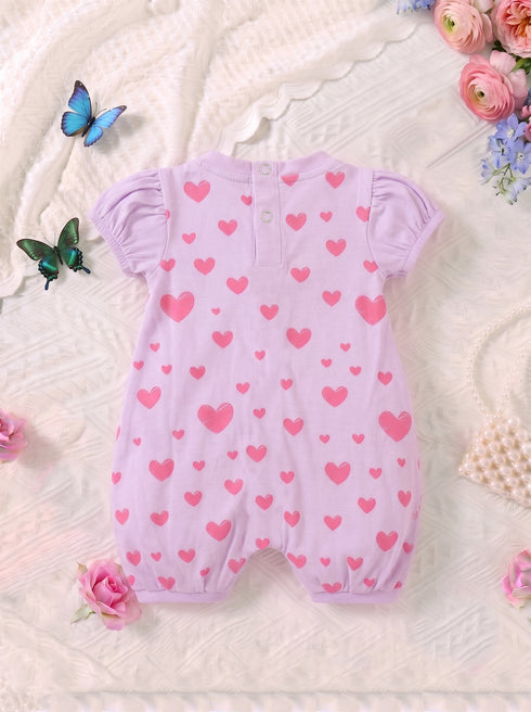 Lovely Kitty Embroidered Frilled Romper