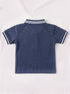 Playful Navy Polo Skirt Set