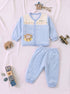 Monkey Appliqué Plush Fleece Co-ord Set