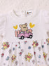 Pooh Bear Embroidered Frilled Romper