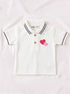 Hearts Printed Polo Skirt Set