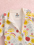 Sunshine Garden Fleece Footed Sleepsuit