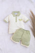 Urban Paris Panelled Polo Short Set